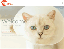 Tablet Screenshot of animalci.com